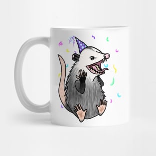 Party Opossum Mug